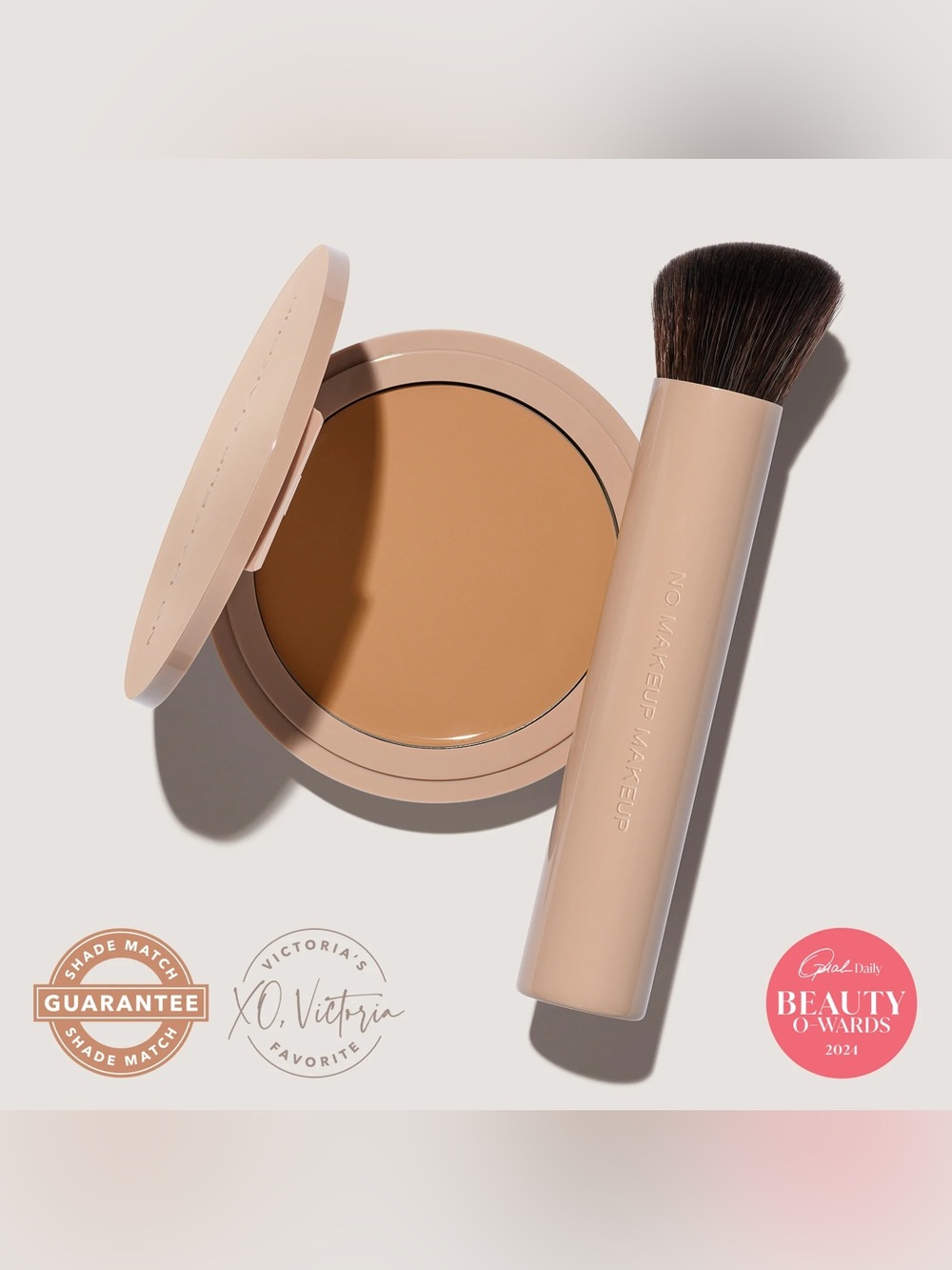 NO MAKEUP MAKEUP® FOUNDATION + BRUSH DUO - shade Natural
